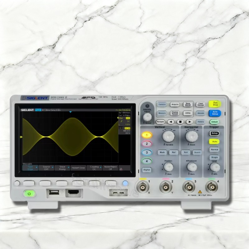 1PC SIGLENT SDS1104X-E 100MHz  - đánh giá và giá Digital Storage Oscilloscope 100Mhz 4Ch