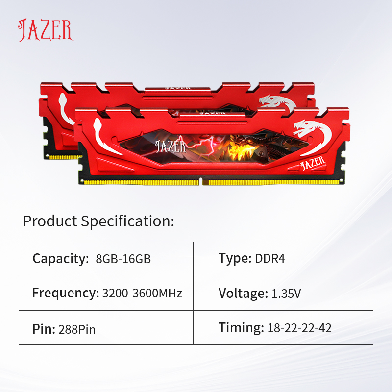 JAZER DDR4 Ram 8GB  3200MHz PC - đánh giá và giá Khadas Vim4 8Gb