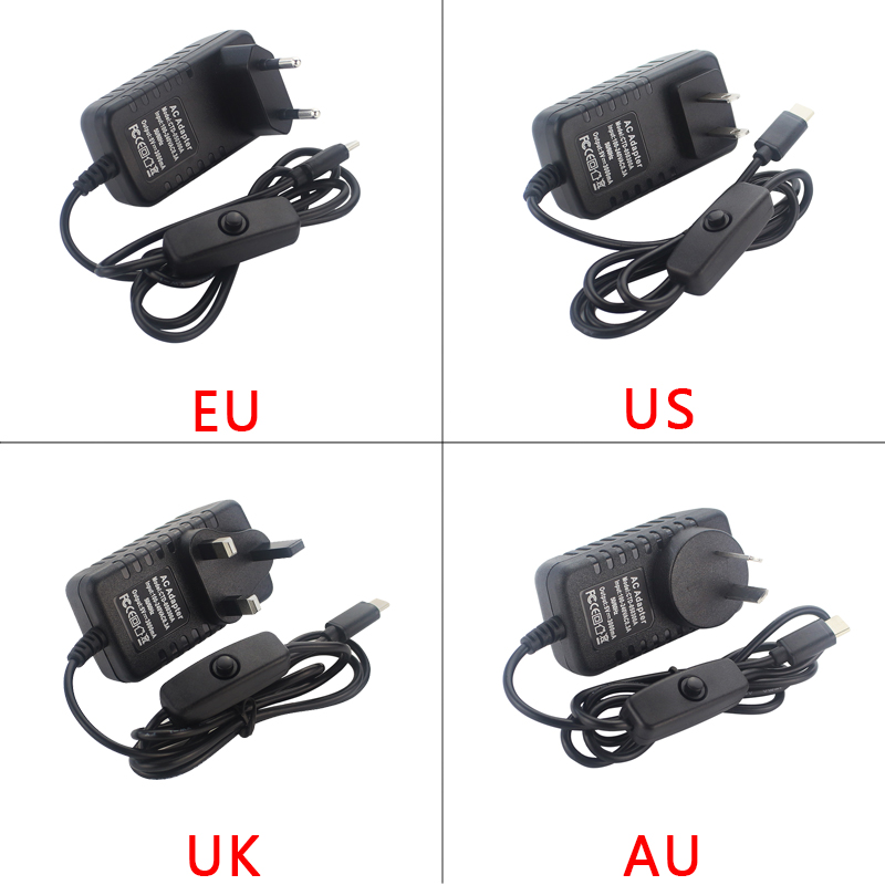5V 3A Raspberry Pi 4 Nguồn USB - đánh giá và giá Banana Pi Bpi-M5