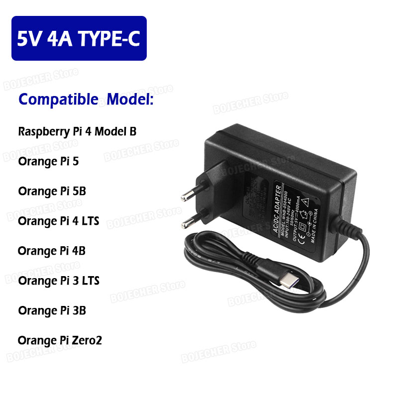5V 4A USB C Charger For Raspbe - đánh giá và giá Banana Pi Bpi-M5