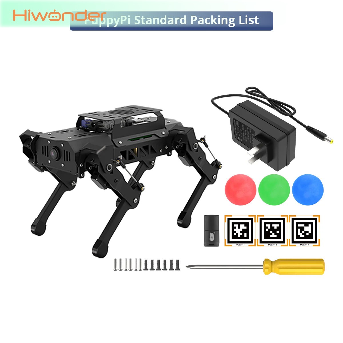 Hiwonder PuppyPi Standard Kit  - đánh giá và giá Raspberry Pi 5 8Gb Kit