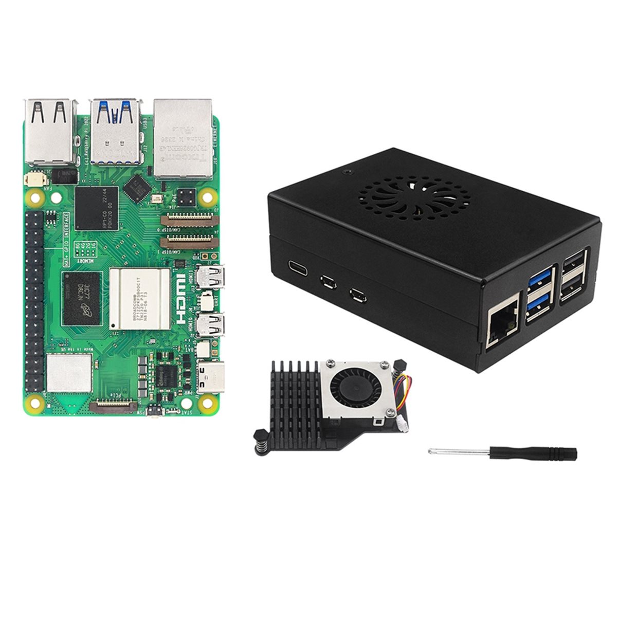 X14A& For IRasptek Starter Kit - đánh giá và giá Raspberry Pi 5 8Gb Kit