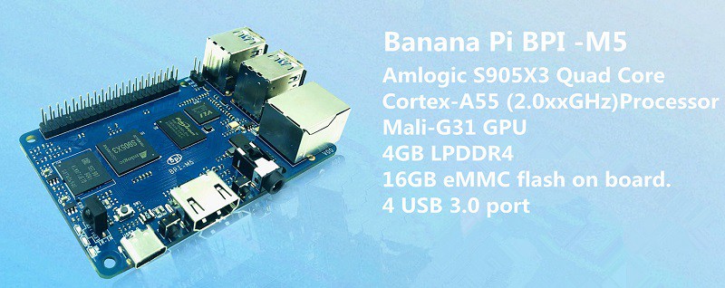 Banana PI BPI M5 New Generatio - đánh giá và giá Banana Pi Bpi-M5