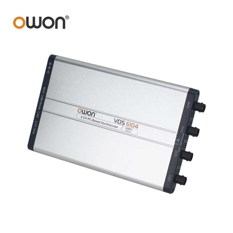 OWON VDS6074 VDS6104 Virtual P - đánh giá và giá Digital Storage Oscilloscope 100Mhz 4Ch
