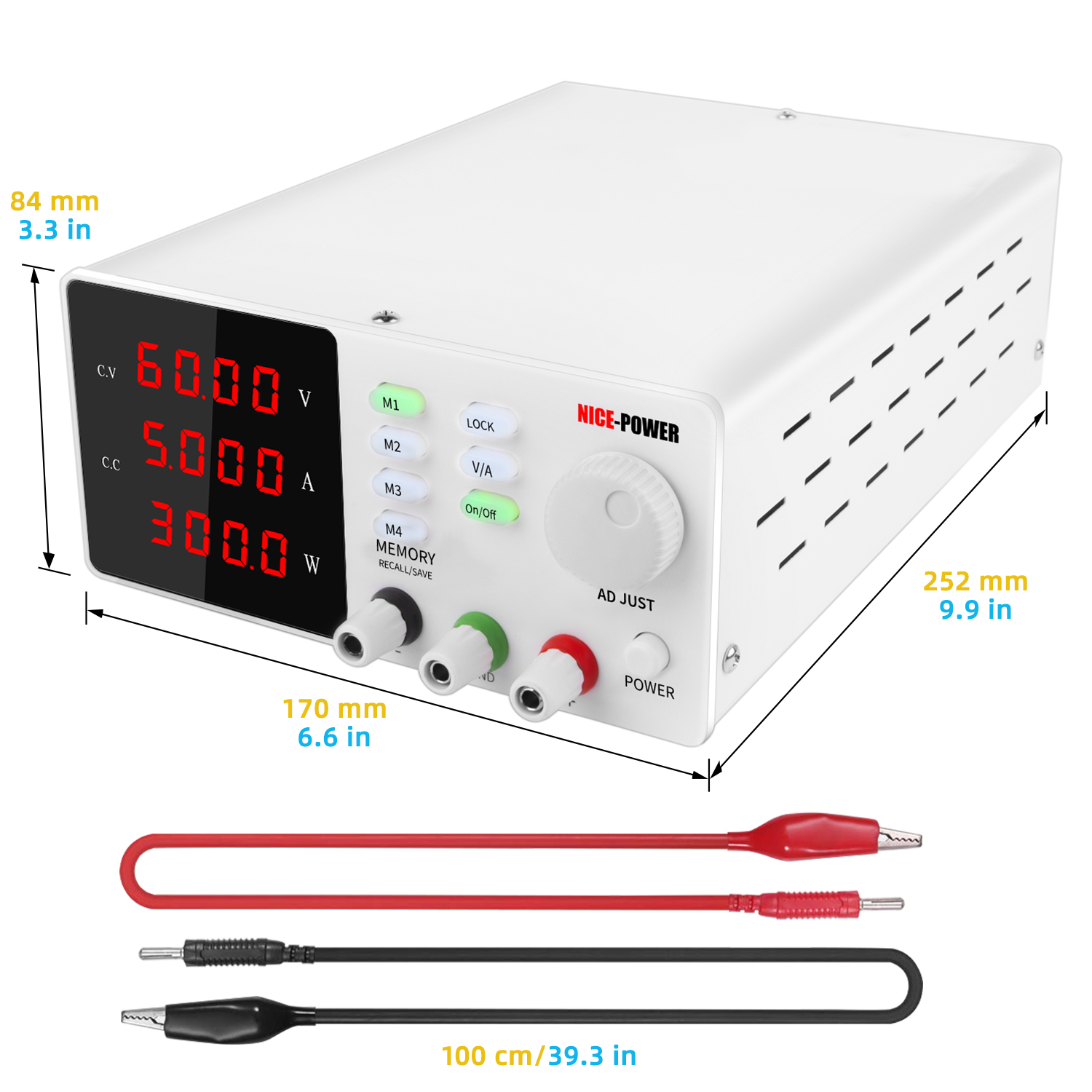 New Design Nice Power Spps-S60 - đánh giá và giá Programmable Dc Power Supply 60V 5A