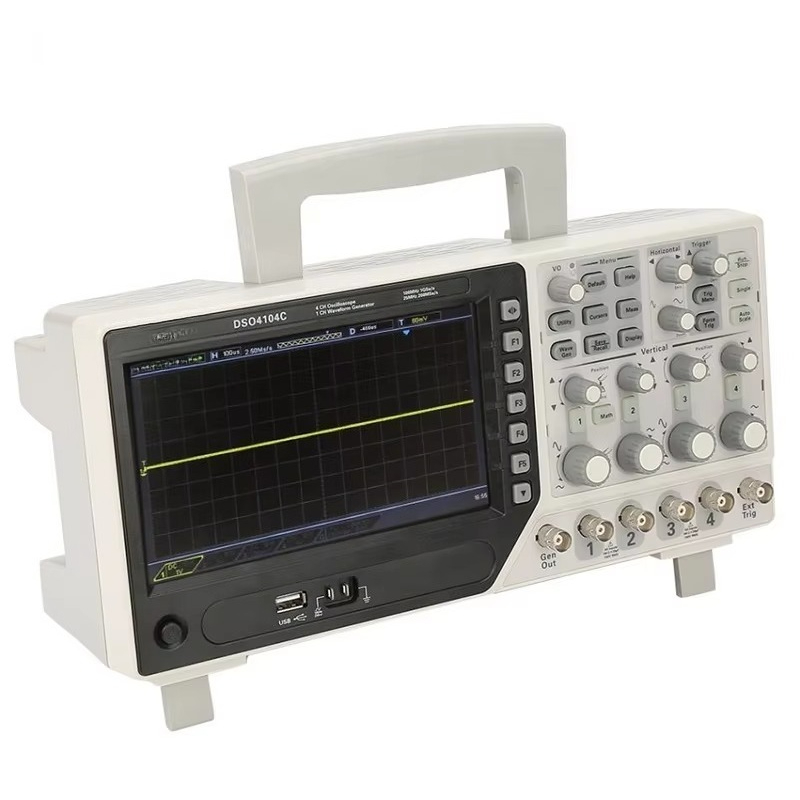Hantek DSO4104C Digital Storag - đánh giá và giá Digital Storage Oscilloscope 100Mhz 4Ch