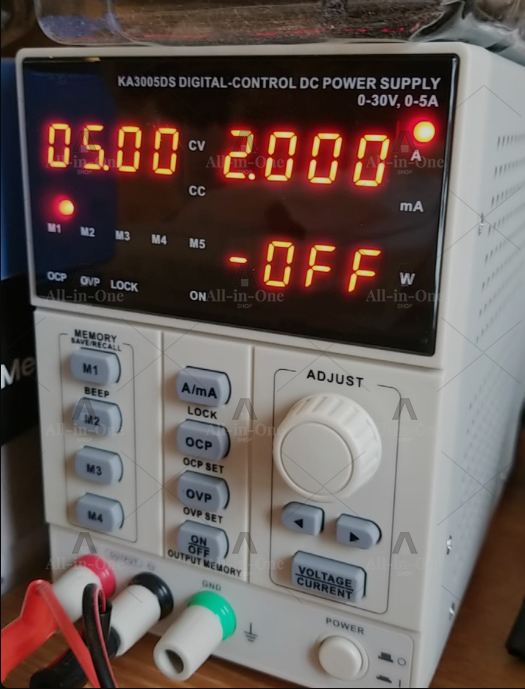 KA3003D / KA3005P Digital Prog - đánh giá và giá Programmable Dc Power Supply 60V 5A