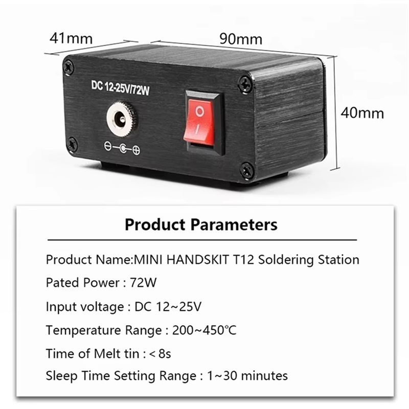 B03C-T12 Digital Soldering Sta - đánh giá và giá Soldering Station T12 Oled
