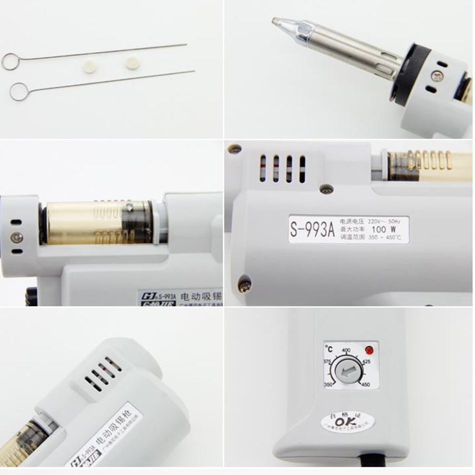 Hút Thiếc Loại Súng Điện Hấp T - đánh giá và giá Desoldering Gun Vacuum Electric